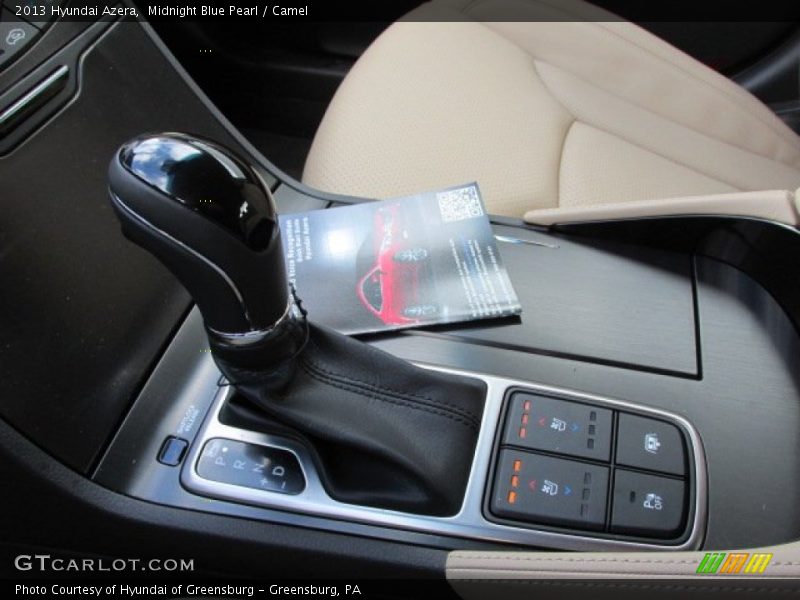 Midnight Blue Pearl / Camel 2013 Hyundai Azera