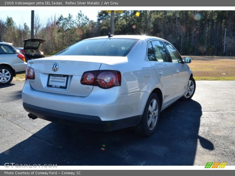 Reflex Silver Metallic / Art Grey 2009 Volkswagen Jetta SEL Sedan