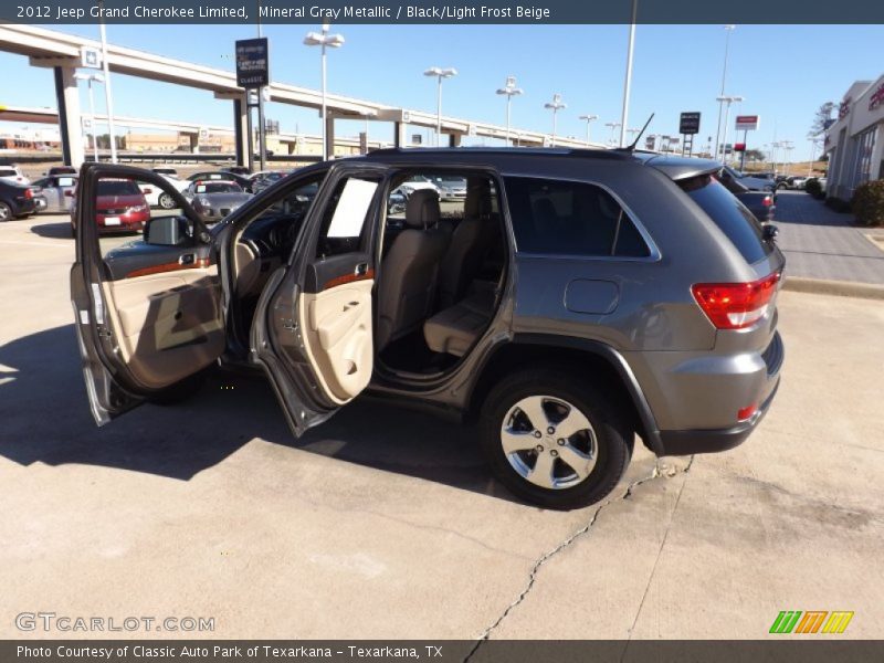 Mineral Gray Metallic / Black/Light Frost Beige 2012 Jeep Grand Cherokee Limited