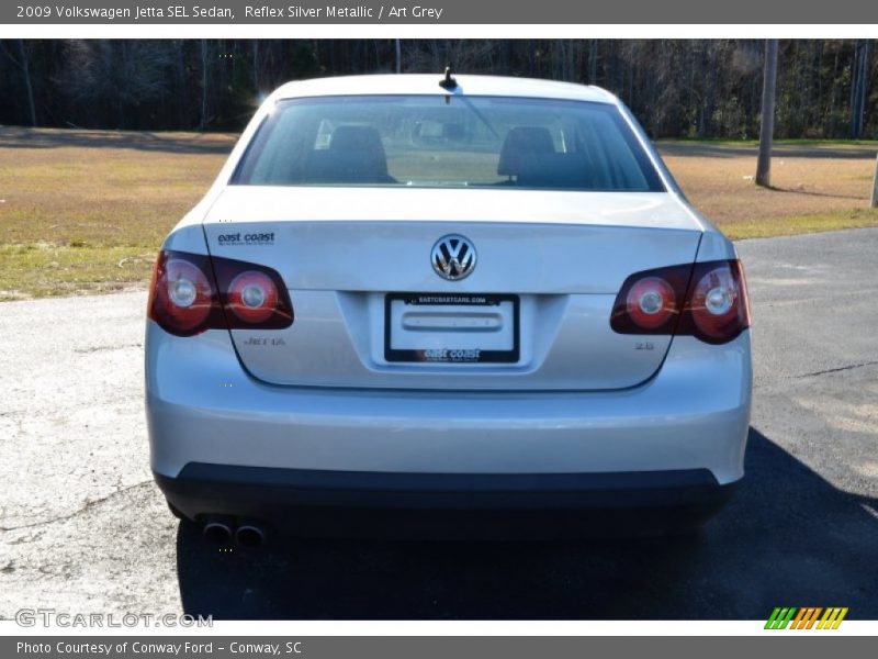 Reflex Silver Metallic / Art Grey 2009 Volkswagen Jetta SEL Sedan