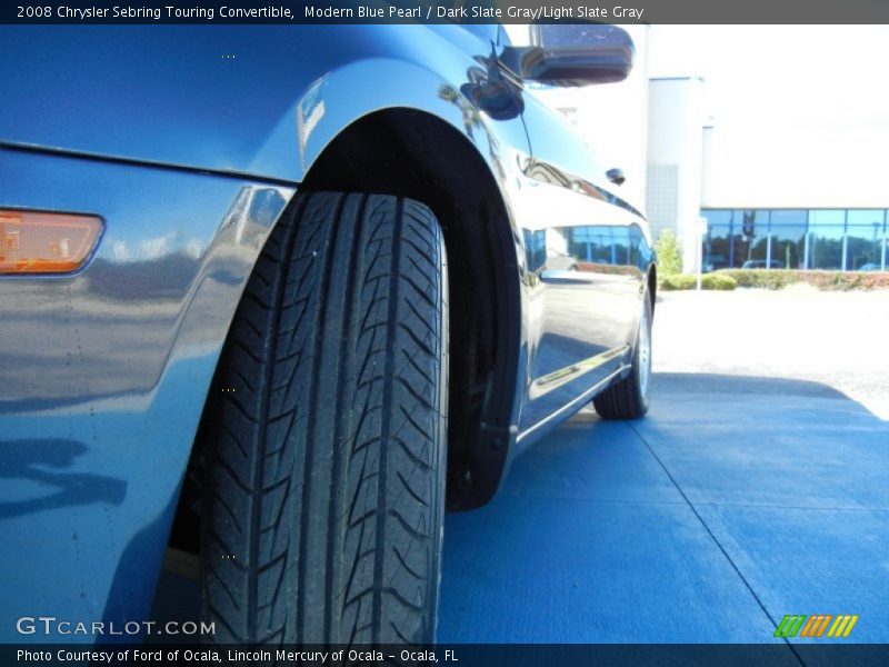 Modern Blue Pearl / Dark Slate Gray/Light Slate Gray 2008 Chrysler Sebring Touring Convertible