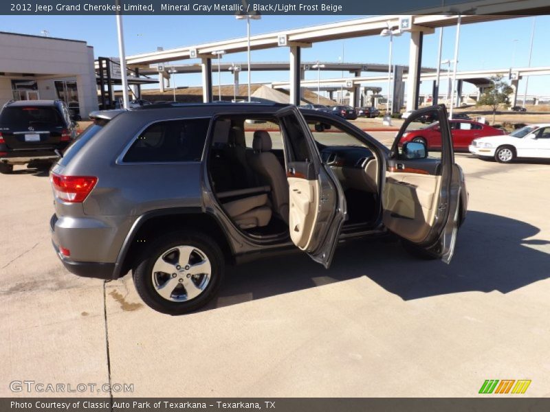 Mineral Gray Metallic / Black/Light Frost Beige 2012 Jeep Grand Cherokee Limited