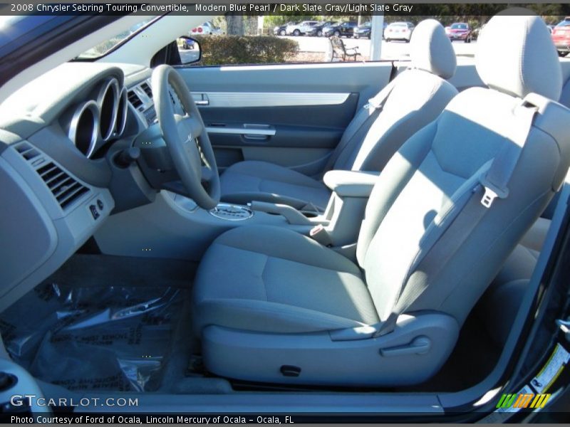Modern Blue Pearl / Dark Slate Gray/Light Slate Gray 2008 Chrysler Sebring Touring Convertible