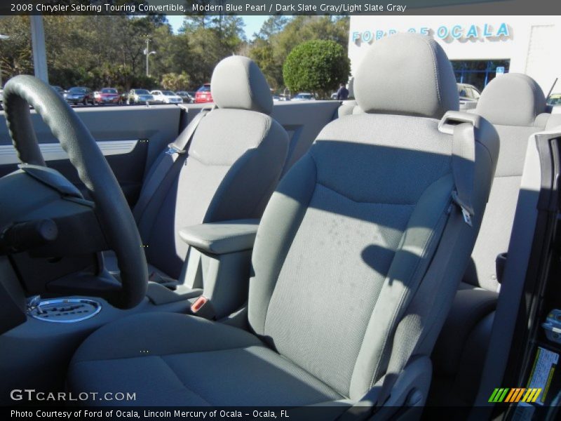 Modern Blue Pearl / Dark Slate Gray/Light Slate Gray 2008 Chrysler Sebring Touring Convertible