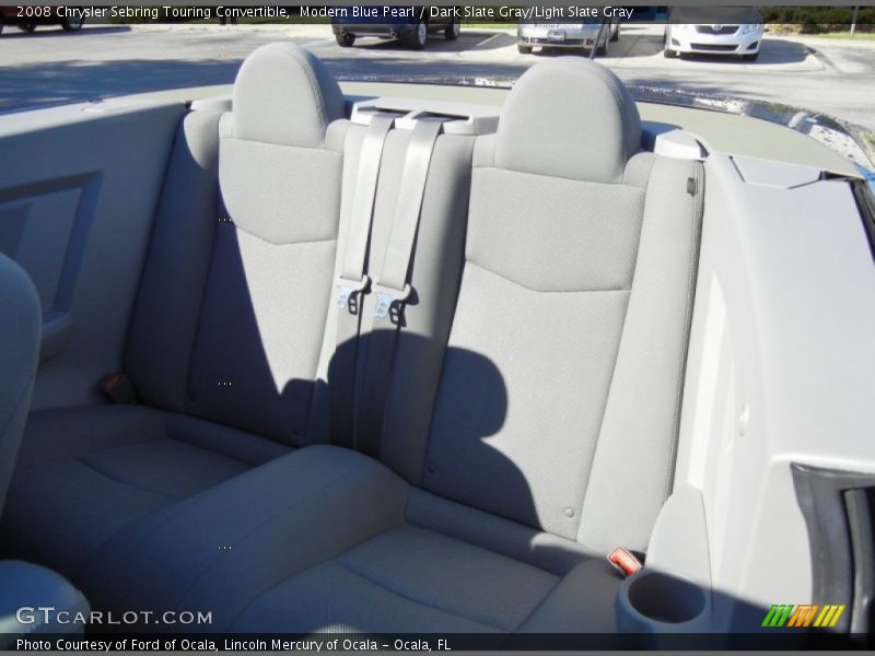 Modern Blue Pearl / Dark Slate Gray/Light Slate Gray 2008 Chrysler Sebring Touring Convertible