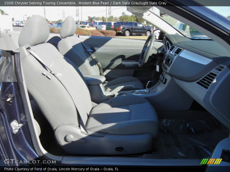 Modern Blue Pearl / Dark Slate Gray/Light Slate Gray 2008 Chrysler Sebring Touring Convertible