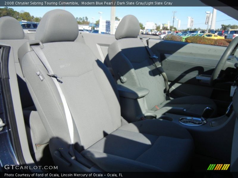 Modern Blue Pearl / Dark Slate Gray/Light Slate Gray 2008 Chrysler Sebring Touring Convertible