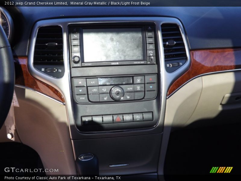Mineral Gray Metallic / Black/Light Frost Beige 2012 Jeep Grand Cherokee Limited
