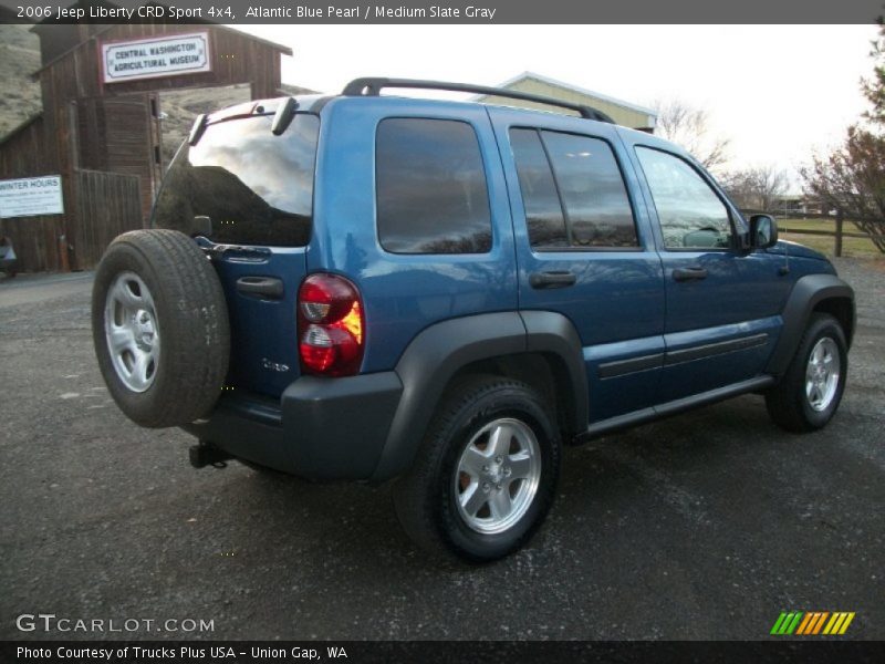 Atlantic Blue Pearl / Medium Slate Gray 2006 Jeep Liberty CRD Sport 4x4