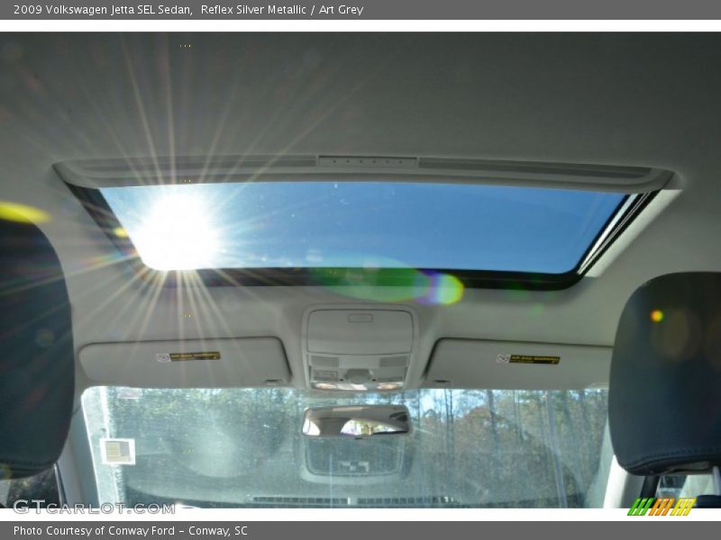 Reflex Silver Metallic / Art Grey 2009 Volkswagen Jetta SEL Sedan