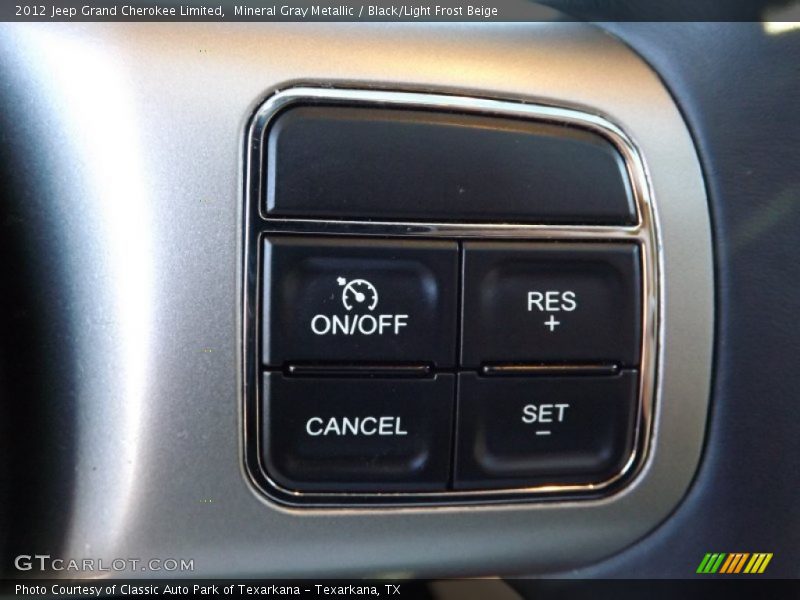 Mineral Gray Metallic / Black/Light Frost Beige 2012 Jeep Grand Cherokee Limited