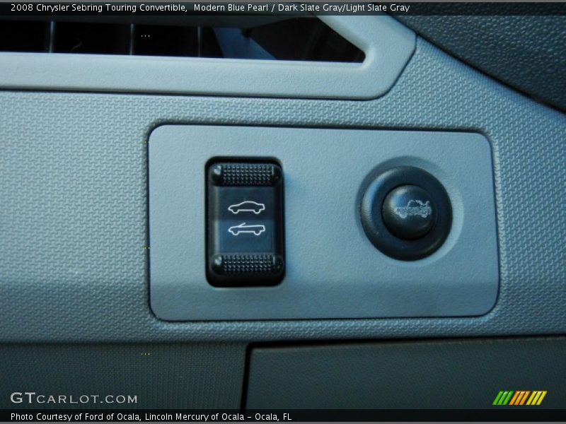 Modern Blue Pearl / Dark Slate Gray/Light Slate Gray 2008 Chrysler Sebring Touring Convertible