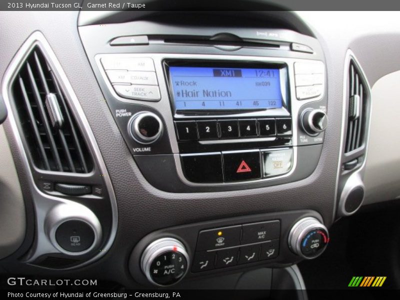 Controls of 2013 Tucson GL