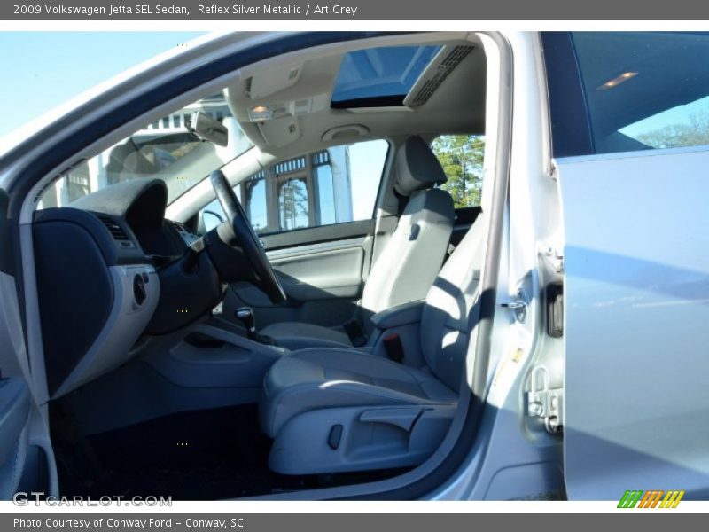 Reflex Silver Metallic / Art Grey 2009 Volkswagen Jetta SEL Sedan
