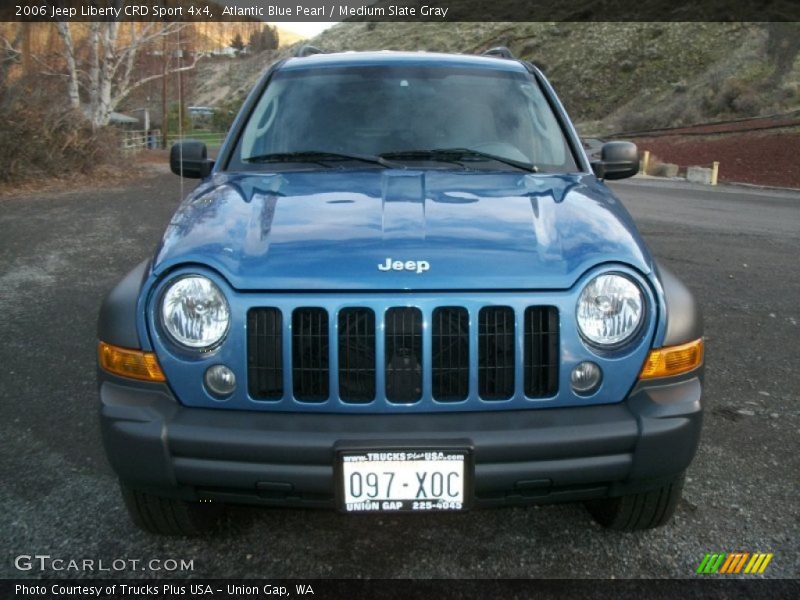 Atlantic Blue Pearl / Medium Slate Gray 2006 Jeep Liberty CRD Sport 4x4