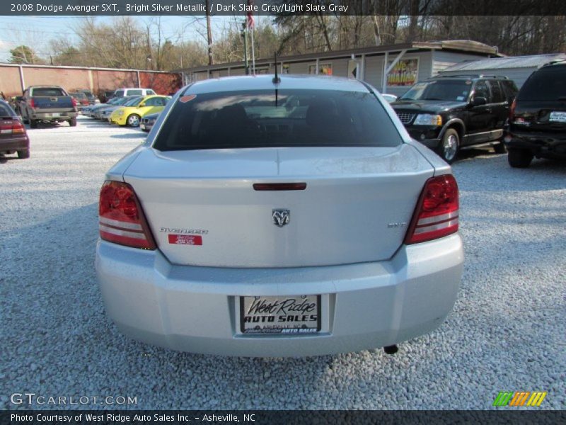Bright Silver Metallic / Dark Slate Gray/Light Slate Gray 2008 Dodge Avenger SXT