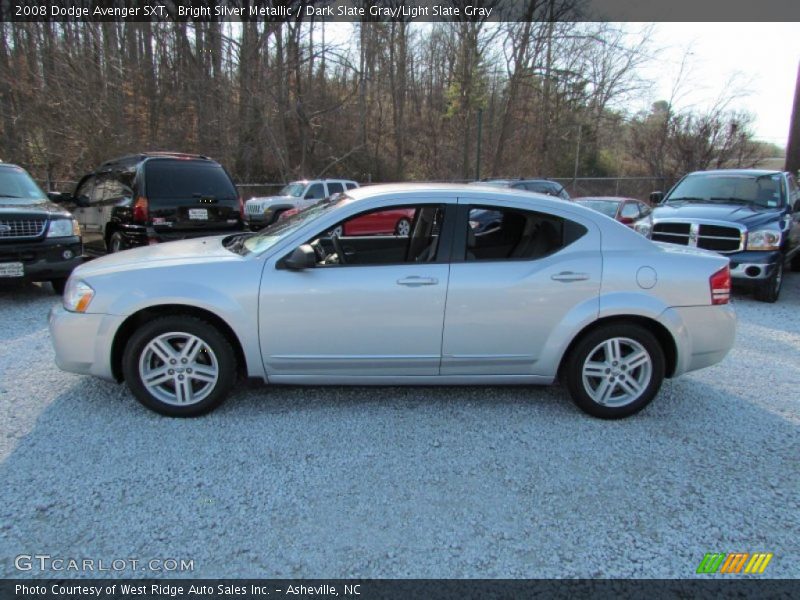 Bright Silver Metallic / Dark Slate Gray/Light Slate Gray 2008 Dodge Avenger SXT