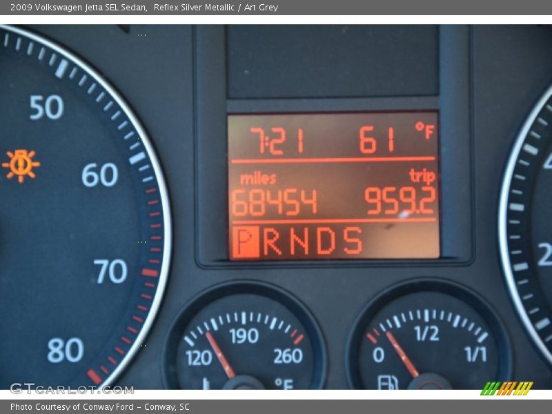 Reflex Silver Metallic / Art Grey 2009 Volkswagen Jetta SEL Sedan