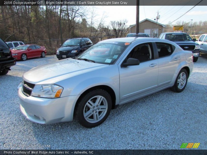 Bright Silver Metallic / Dark Slate Gray/Light Slate Gray 2008 Dodge Avenger SXT