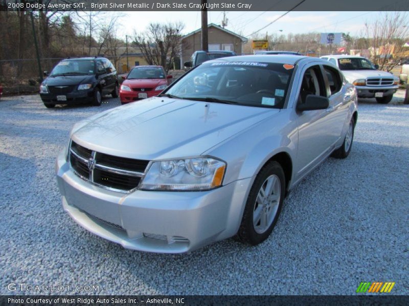 Bright Silver Metallic / Dark Slate Gray/Light Slate Gray 2008 Dodge Avenger SXT