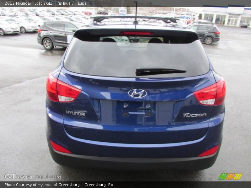 Iris Blue / Taupe 2013 Hyundai Tucson GLS