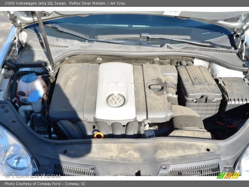 Reflex Silver Metallic / Art Grey 2009 Volkswagen Jetta SEL Sedan