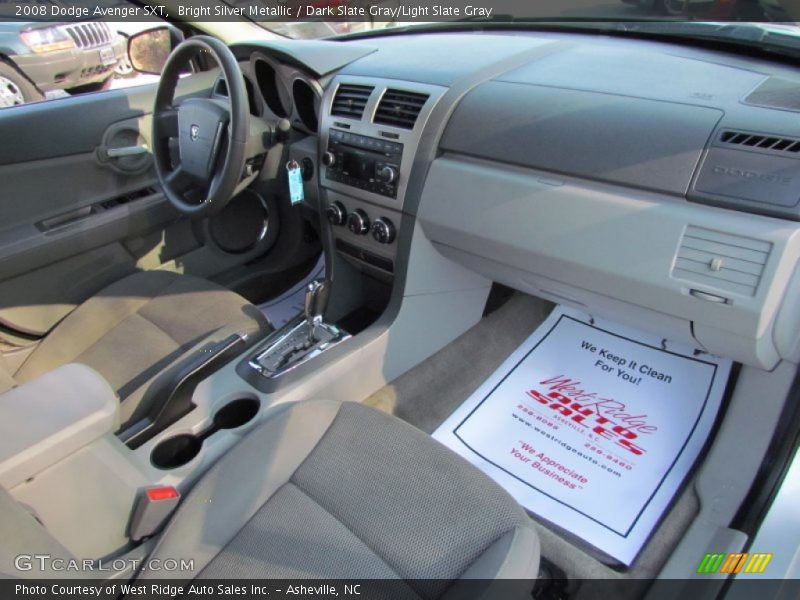 Bright Silver Metallic / Dark Slate Gray/Light Slate Gray 2008 Dodge Avenger SXT