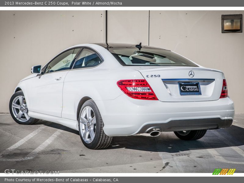 Polar White / Almond/Mocha 2013 Mercedes-Benz C 250 Coupe