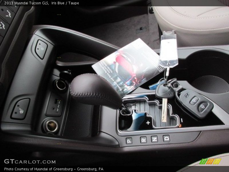 Iris Blue / Taupe 2013 Hyundai Tucson GLS