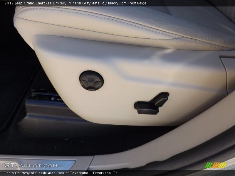 Mineral Gray Metallic / Black/Light Frost Beige 2012 Jeep Grand Cherokee Limited