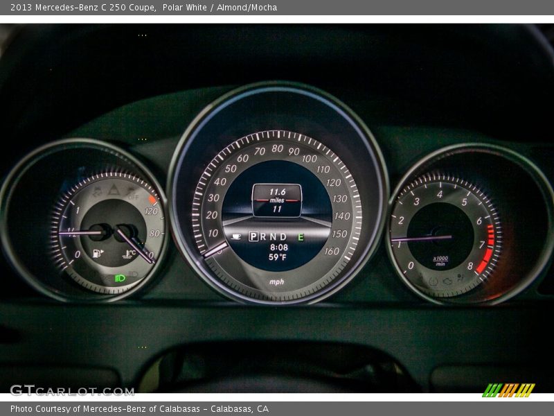 Polar White / Almond/Mocha 2013 Mercedes-Benz C 250 Coupe