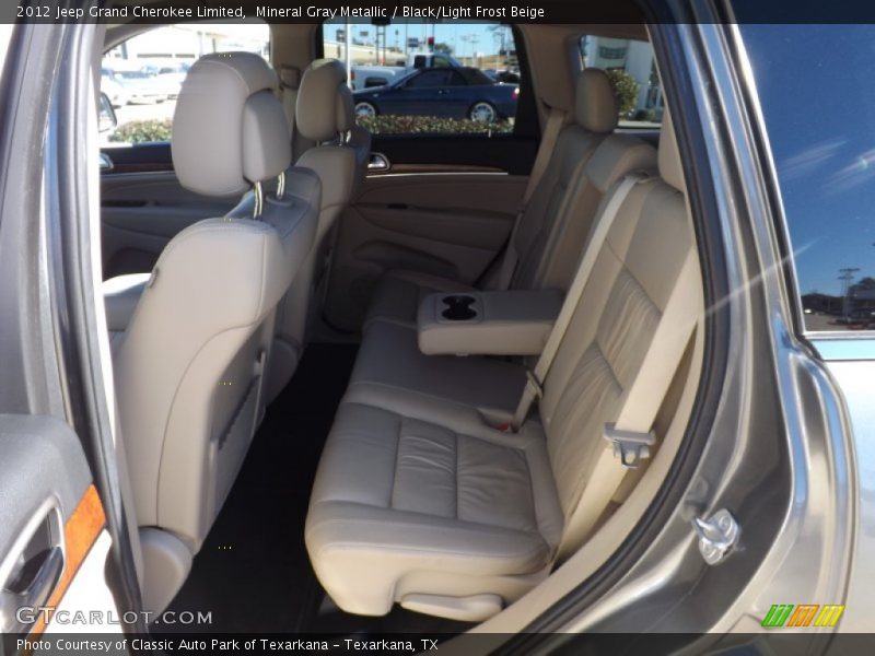 Rear Seat of 2012 Grand Cherokee Limited