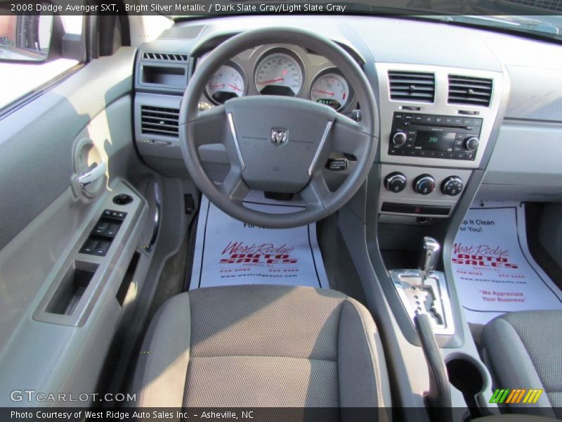 Bright Silver Metallic / Dark Slate Gray/Light Slate Gray 2008 Dodge Avenger SXT