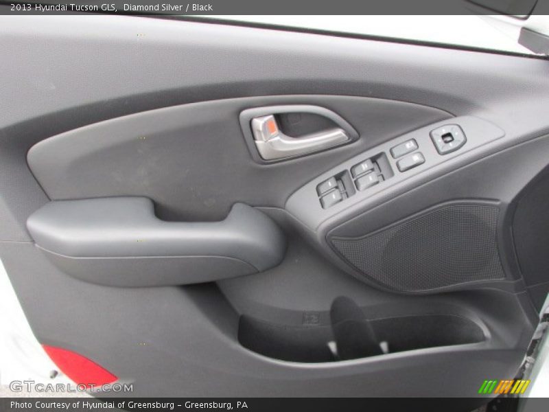 Diamond Silver / Black 2013 Hyundai Tucson GLS