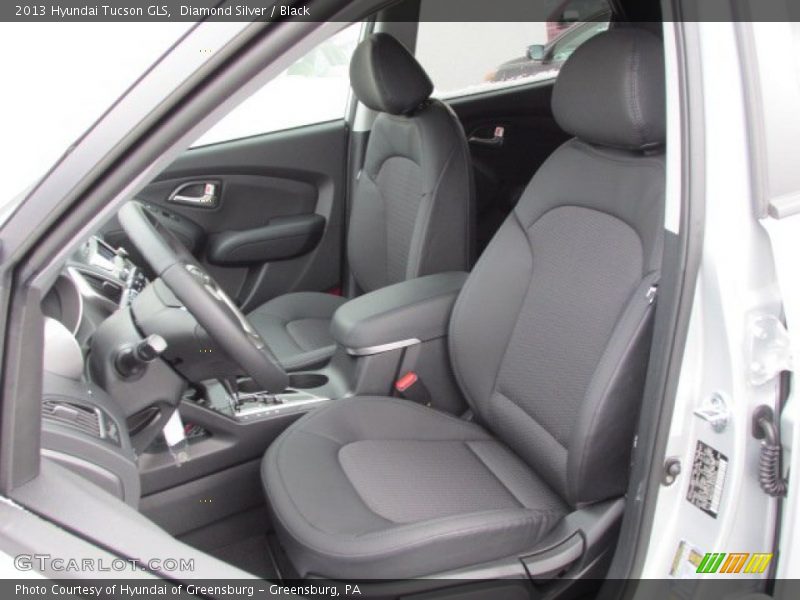 Diamond Silver / Black 2013 Hyundai Tucson GLS