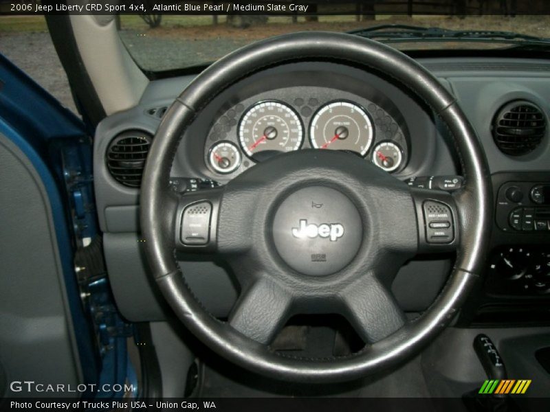 Atlantic Blue Pearl / Medium Slate Gray 2006 Jeep Liberty CRD Sport 4x4