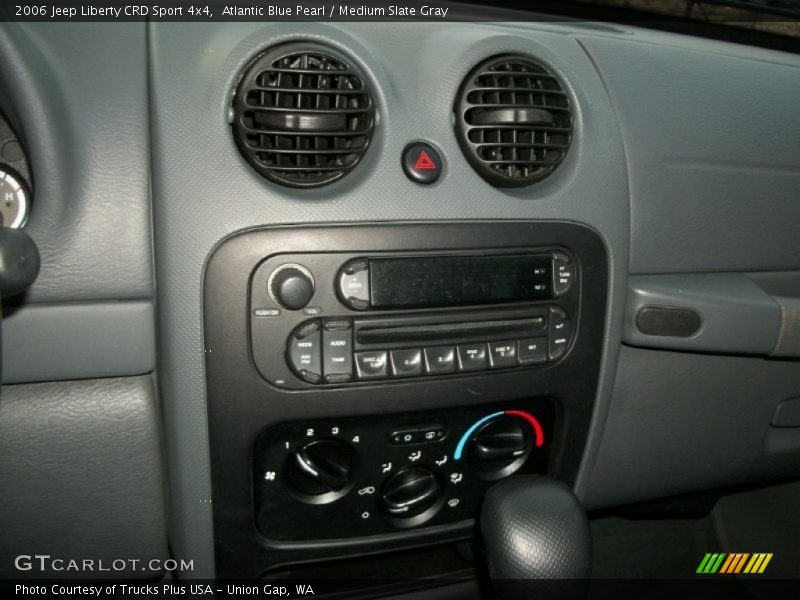 Atlantic Blue Pearl / Medium Slate Gray 2006 Jeep Liberty CRD Sport 4x4