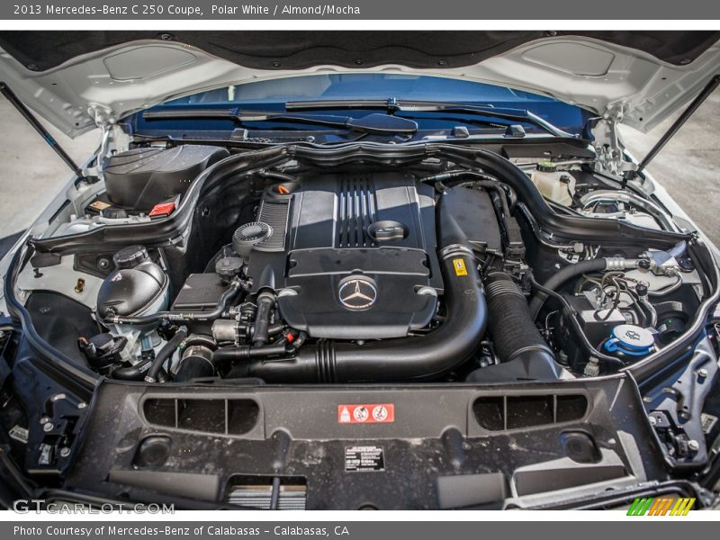Polar White / Almond/Mocha 2013 Mercedes-Benz C 250 Coupe