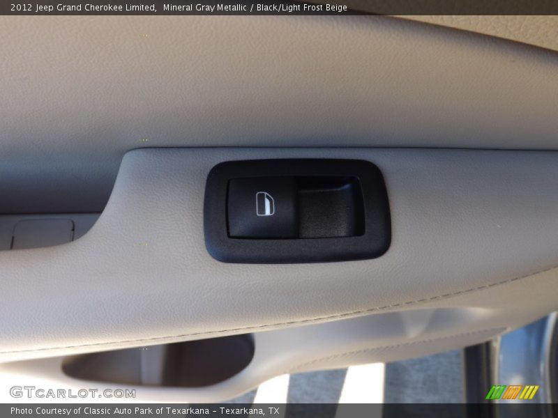 Mineral Gray Metallic / Black/Light Frost Beige 2012 Jeep Grand Cherokee Limited