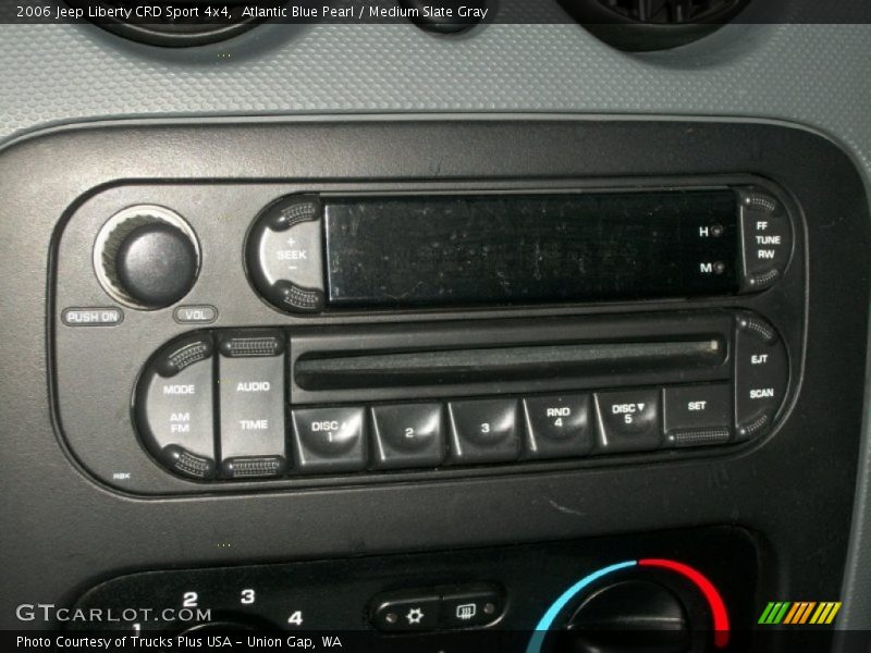 Atlantic Blue Pearl / Medium Slate Gray 2006 Jeep Liberty CRD Sport 4x4