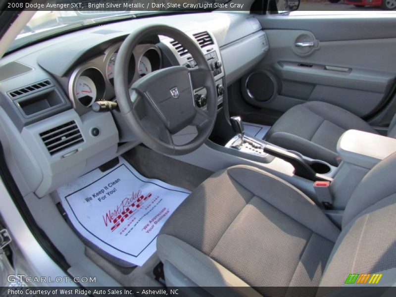 Bright Silver Metallic / Dark Slate Gray/Light Slate Gray 2008 Dodge Avenger SXT