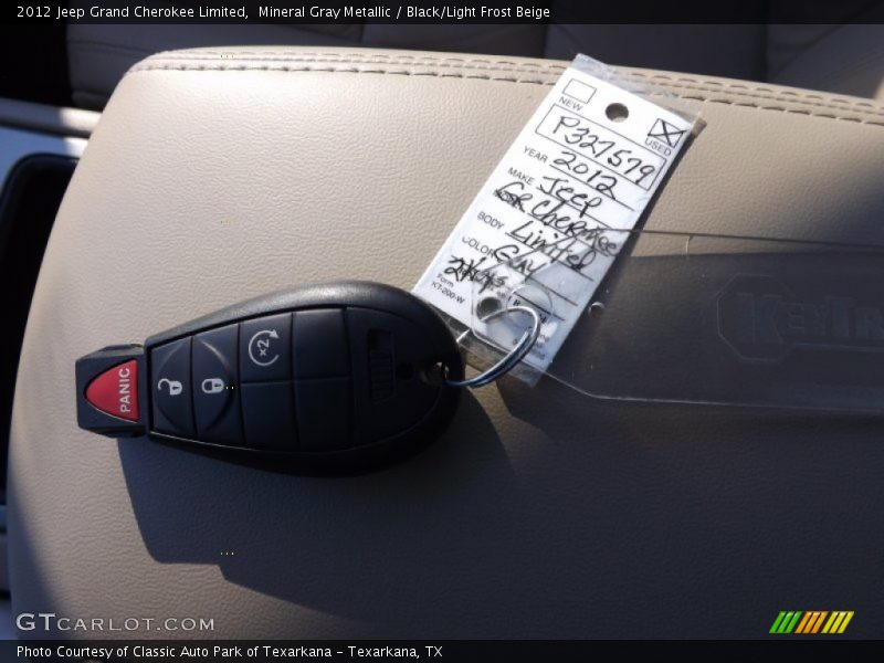 Keys of 2012 Grand Cherokee Limited