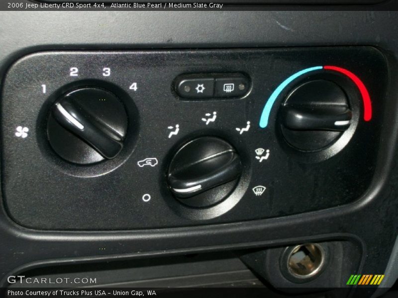 Atlantic Blue Pearl / Medium Slate Gray 2006 Jeep Liberty CRD Sport 4x4