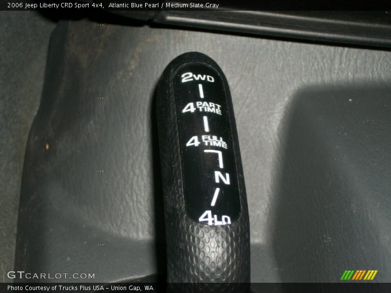 Atlantic Blue Pearl / Medium Slate Gray 2006 Jeep Liberty CRD Sport 4x4