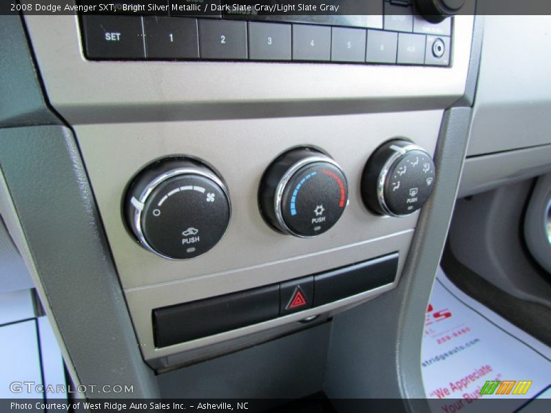 Bright Silver Metallic / Dark Slate Gray/Light Slate Gray 2008 Dodge Avenger SXT