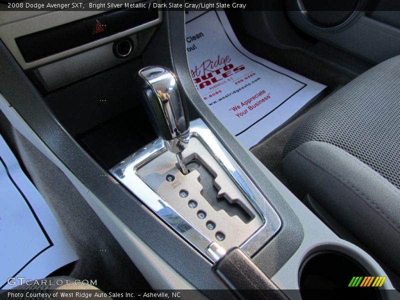 Bright Silver Metallic / Dark Slate Gray/Light Slate Gray 2008 Dodge Avenger SXT
