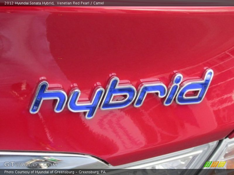 Venetian Red Pearl / Camel 2012 Hyundai Sonata Hybrid