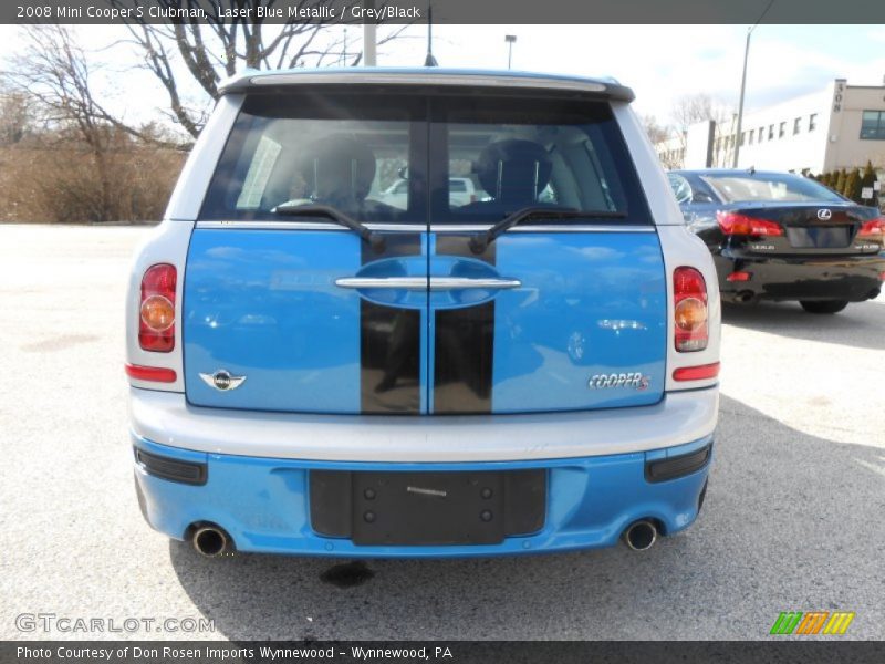 Laser Blue Metallic / Grey/Black 2008 Mini Cooper S Clubman