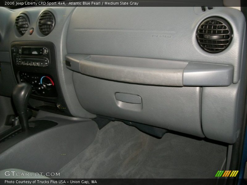 Atlantic Blue Pearl / Medium Slate Gray 2006 Jeep Liberty CRD Sport 4x4