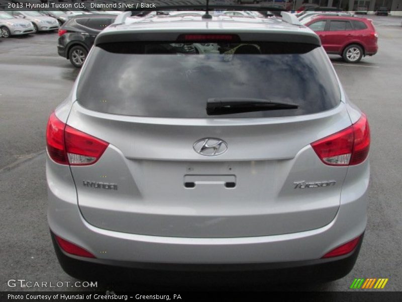 Diamond Silver / Black 2013 Hyundai Tucson GLS